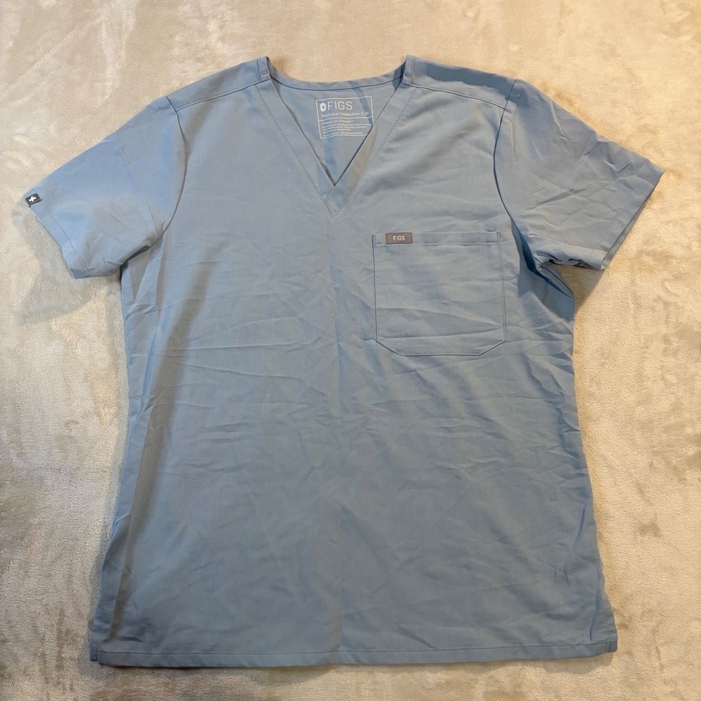 Figs Technical Collection Catarina One-Pocket Scrub Top Blue M 1000211